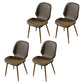 Scandinavian Conference Room Side Chair Matte Upholstered Finish Parsons Dining Chairs Coffee 4 Piece Set Brass Gold Clearhalo ' kitchen&dining_furn' 'Dining Chairs' 'Dining Tables & Seating' 'dining_chair' 'furn' 'furn_dining_chair' 'Furniture' 'furniture_dining_chair' 'Kitchen & Dining Furniture' 'kitchen' 3956275