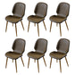Scandinavian Conference Room Side Chair Matte Upholstered Finish Parsons Dining Chairs Coffee 6 Piece Set Brass Gold Clearhalo ' kitchen&dining_furn' 'Dining Chairs' 'Dining Tables & Seating' 'dining_chair' 'furn' 'furn_dining_chair' 'Furniture' 'furniture_dining_chair' 'Kitchen & Dining Furniture' 'kitchen' 3956276