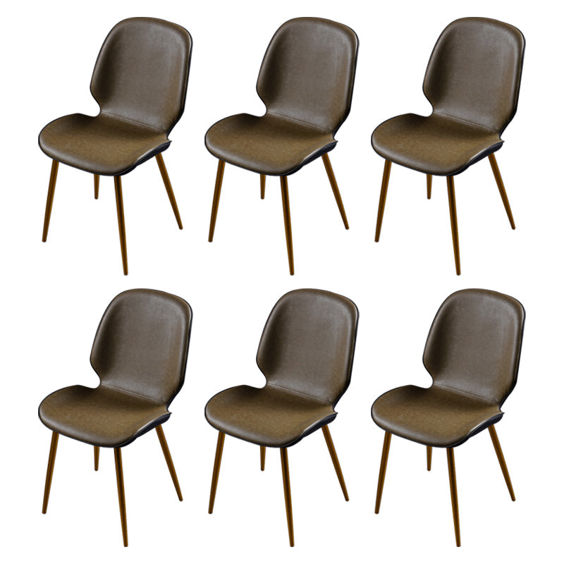 Scandinavian Conference Room Side Chair Matte Upholstered Finish Parsons Dining Chairs Coffee 6 Piece Set Brass Gold Clearhalo ' kitchen&dining_furn' 'Dining Chairs' 'Dining Tables & Seating' 'dining_chair' 'furn' 'furn_dining_chair' 'Furniture' 'furniture_dining_chair' 'Kitchen & Dining Furniture' 'kitchen' 3956276