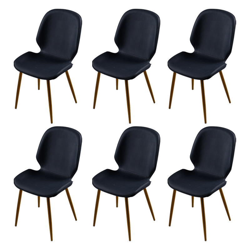 Scandinavian Conference Room Side Chair Matte Upholstered Finish Parsons Dining Chairs Black 6 Piece Set Brass Gold Clearhalo ' kitchen&dining_furn' 'Dining Chairs' 'Dining Tables & Seating' 'dining_chair' 'furn' 'furn_dining_chair' 'Furniture' 'furniture_dining_chair' 'Kitchen & Dining Furniture' 'kitchen' 3956282