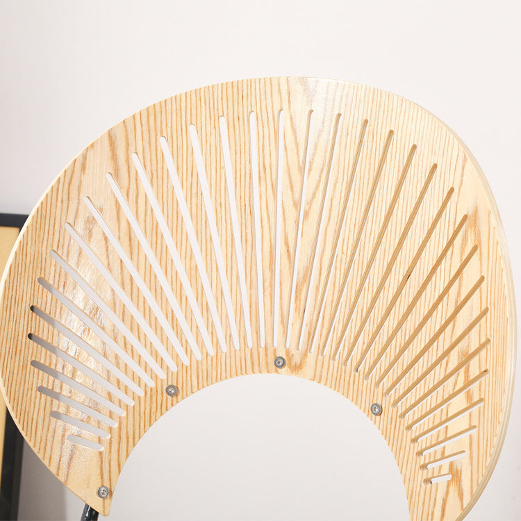 Contemporary Style Metal Chairs Open Back Dining Side Chair (Set of 4) Clearhalo ' kitchen&dining_furn' 'Dining Chairs' 'Dining Tables & Seating' 'dining_chair' 'furn' 'furn_dining_chair' 'Furniture' 'furniture_dining_chair' 'Kitchen & Dining Furniture' 'kitchen' 3956293