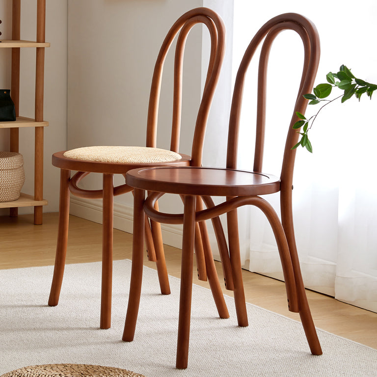 Contemporary Solid Beech Chairs Set Windsor Back Side Kitchen Dining Room Chairs Clearhalo ' kitchen&dining_furn' 'Dining Chairs' 'Dining Tables & Seating' 'dining_chair' 'furn' 'furn_dining_chair' 'Furniture' 'furniture_dining_chair' 'Kitchen & Dining Furniture' 'kitchen' 3956303