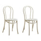 Contemporary Solid Beech Chairs Set Windsor Back Side Kitchen Dining Room Chairs White Wood 2 Piece Set Clearhalo ' kitchen&dining_furn' 'Dining Chairs' 'Dining Tables & Seating' 'dining_chair' 'furn' 'furn_dining_chair' 'Furniture' 'furniture_dining_chair' 'Kitchen & Dining Furniture' 'kitchen' 3956308