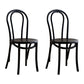 Contemporary Solid Beech Chairs Set Windsor Back Side Kitchen Dining Room Chairs Black Wood 2 Piece Set Clearhalo ' kitchen&dining_furn' 'Dining Chairs' 'Dining Tables & Seating' 'dining_chair' 'furn' 'furn_dining_chair' 'Furniture' 'furniture_dining_chair' 'Kitchen & Dining Furniture' 'kitchen' 3956331