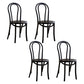 Contemporary Solid Beech Chairs Set Windsor Back Side Kitchen Dining Room Chairs Black Wood 4 Piece Set Clearhalo ' kitchen&dining_furn' 'Dining Chairs' 'Dining Tables & Seating' 'dining_chair' 'furn' 'furn_dining_chair' 'Furniture' 'furniture_dining_chair' 'Kitchen & Dining Furniture' 'kitchen' 3956332