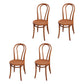Contemporary Solid Beech Wood Chairs Windsor Back Side Dining Chair Set Brown Wood 4 Piece Set Clearhalo ' kitchen&dining_furn' 'Dining Chairs' 'Dining Tables & Seating' 'dining_chair' 'furn' 'furn_dining_chair' 'Furniture' 'furniture_dining_chair' 'Kitchen & Dining Furniture' 'kitchen' 3956376