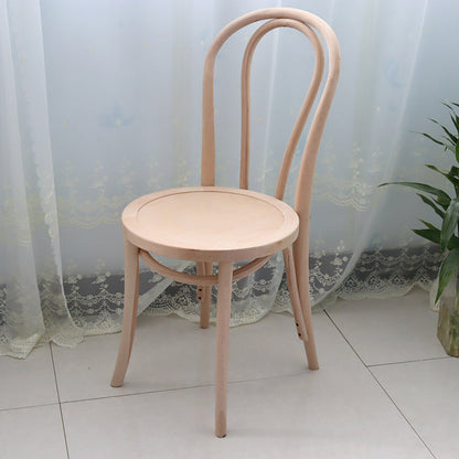 Contemporary Solid Beech Wood Chairs Windsor Back Side Dining Chair Set White Wood 1 Piece Clearhalo ' kitchen&dining_furn' 'Dining Chairs' 'Dining Tables & Seating' 'dining_chair' 'furn' 'furn_dining_chair' 'Furniture' 'furniture_dining_chair' 'Kitchen & Dining Furniture' 'kitchen' 3956378