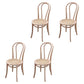 Contemporary Solid Beech Wood Chairs Windsor Back Side Dining Chair Set White Wicker & Rattan 4 Piece Set Clearhalo ' kitchen&dining_furn' 'Dining Chairs' 'Dining Tables & Seating' 'dining_chair' 'furn' 'furn_dining_chair' 'Furniture' 'furniture_dining_chair' 'Kitchen & Dining Furniture' 'kitchen' 3956386