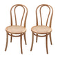 Contemporary Solid Beech Wood Chairs Windsor Back Side Dining Chair Set Wood Wicker & Rattan 2 Piece Set Clearhalo ' kitchen&dining_furn' 'Dining Chairs' 'Dining Tables & Seating' 'dining_chair' 'furn' 'furn_dining_chair' 'Furniture' 'furniture_dining_chair' 'Kitchen & Dining Furniture' 'kitchen' 3956391