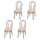 Contemporary Solid Beech Wood Chairs Windsor Back Side Dining Chair Set Distressed White Wicker & Rattan 4 Piece Set Clearhalo ' kitchen&dining_furn' 'Dining Chairs' 'Dining Tables & Seating' 'dining_chair' 'furn' 'furn_dining_chair' 'Furniture' 'furniture_dining_chair' 'Kitchen & Dining Furniture' 'kitchen' 3956401