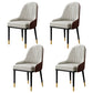 Scandinavian Indoor Armchair Metal Upholstered Parsons Back Dining Room Chair Grey 4 Piece Set Clearhalo ' kitchen&dining_furn' 'Dining Chairs' 'Dining Tables & Seating' 'dining_chair' 'furn' 'furn_dining_chair' 'Furniture' 'furniture_dining_chair' 'Kitchen & Dining Furniture' 'kitchen' 3956455
