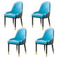 Scandinavian Indoor Armchair Metal Upholstered Parsons Back Dining Room Chair Blue 4 Piece Set Clearhalo ' kitchen&dining_furn' 'Dining Chairs' 'Dining Tables & Seating' 'dining_chair' 'furn' 'furn_dining_chair' 'Furniture' 'furniture_dining_chair' 'Kitchen & Dining Furniture' 'kitchen' 3956477