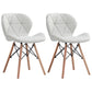 Home Scandinavian Side Chair Wood Upholstered Wingback Dining Room Chair White Set of 2 Clearhalo ' kitchen&dining_furn' 'Dining Chairs' 'Dining Tables & Seating' 'dining_chair' 'Furniture' 'furniture_dining_chair' 'Kitchen & Dining Furniture' 'kitchen' 3956510