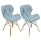 Home Scandinavian Side Chair Wood Upholstered Wingback Dining Room Chair Light Blue Set of 2 Clearhalo ' kitchen&dining_furn' 'Dining Chairs' 'Dining Tables & Seating' 'dining_chair' 'Furniture' 'furniture_dining_chair' 'Kitchen & Dining Furniture' 'kitchen' 3956525