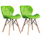 Home Scandinavian Side Chair Wood Upholstered Wingback Dining Room Chair Green Set of 2 Clearhalo ' kitchen&dining_furn' 'Dining Chairs' 'Dining Tables & Seating' 'dining_chair' 'Furniture' 'furniture_dining_chair' 'Kitchen & Dining Furniture' 'kitchen' 3956528
