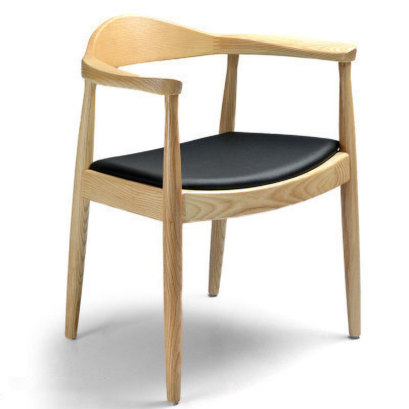 Scandinavian Indoor Side Chair Upholstered Open Back Wood Dining Room Chair Natural 1 Piece Clearhalo ' kitchen&dining_furn' 'Dining Chairs' 'Dining Tables & Seating' 'dining_chair' 'furn' 'furn_dining_chair' 'Furniture' 'furniture_dining_chair' 'Kitchen & Dining Furniture' 'kitchen' 3956601