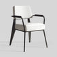 Contemporary Metal Dining Chairs Open Back Arm Dining Side Chair for Kitchen White 1 Piece Clearhalo ' kitchen&dining_furn' 'Dining Chairs' 'Dining Tables & Seating' 'dining_chair' 'furn' 'furn_dining_chair' 'Furniture' 'furniture_dining_chair' 'Kitchen & Dining Furniture' 'kitchen' 3956651