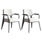 Contemporary Metal Dining Chairs Open Back Arm Dining Side Chair for Kitchen White 2 Piece Set Clearhalo ' kitchen&dining_furn' 'Dining Chairs' 'Dining Tables & Seating' 'dining_chair' 'furn' 'furn_dining_chair' 'Furniture' 'furniture_dining_chair' 'Kitchen & Dining Furniture' 'kitchen' 3956653