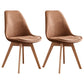 Scandinavian Home Side Chair Wood Upholstered Solid Back Dining Room Chair Coffee Set of 2 Clearhalo ' kitchen&dining_furn' 'Dining Chairs' 'Dining Tables & Seating' 'dining_chair' 'Furniture' 'furniture_dining_chair' 'Kitchen & Dining Furniture' 'kitchen' 3956736