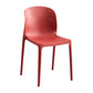 Plastic Stackable Dining Side Chair Solid Back Armless Dining Chairs (Set of 4) Clearhalo ' kitchen&dining_furn' 'Dining Chairs' 'Dining Tables & Seating' 'dining_chair' 'furn' 'furn_dining_chair' 'Furniture' 'furniture_dining_chair' 'Kitchen & Dining Furniture' 'kitchen' 3956758