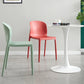 Plastic Stackable Dining Side Chair Solid Back Armless Dining Chairs (Set of 4) Clearhalo ' kitchen&dining_furn' 'Dining Chairs' 'Dining Tables & Seating' 'dining_chair' 'furn' 'furn_dining_chair' 'Furniture' 'furniture_dining_chair' 'Kitchen & Dining Furniture' 'kitchen' 3956765