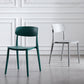 Stackable Armless Dining Chairs Plastic Open Back Dining Side Chair (Set of 4) Clearhalo ' kitchen&dining_furn' 'Dining Chairs' 'Dining Tables & Seating' 'dining_chair' 'furn' 'furn_dining_chair' 'Furniture' 'furniture_dining_chair' 'Kitchen & Dining Furniture' 'kitchen' 3956772