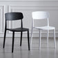 Stackable Armless Dining Chairs Plastic Open Back Dining Side Chair (Set of 4) Clearhalo ' kitchen&dining_furn' 'Dining Chairs' 'Dining Tables & Seating' 'dining_chair' 'furn' 'furn_dining_chair' 'Furniture' 'furniture_dining_chair' 'Kitchen & Dining Furniture' 'kitchen' 3956774