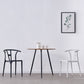 Scandinavian Plastic Armless Dining Chairs Stackable Dining Side Chair (Set of 4) Clearhalo ' kitchen&dining_furn' 'Dining Chairs' 'Dining Tables & Seating' 'dining_chair' 'furn' 'furn_dining_chair' 'Furniture' 'furniture_dining_chair' 'Kitchen & Dining Furniture' 'kitchen' 3956805