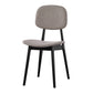 PU Leather Armless Dining Chairs Open Back Side Chair with Plastic Legs Clearhalo ' kitchen&dining_furn' 'Dining Chairs' 'Dining Tables & Seating' 'dining_chair' 'furn' 'furn_dining_chair' 'Furniture' 'furniture_dining_chair' 'Kitchen & Dining Furniture' 'kitchen' 3956818