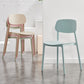 Open Back Armless Dining Chairs Plastic Stackable Dining Side Chair (Set of 4) Clearhalo ' kitchen&dining_furn' 'Dining Chairs' 'Dining Tables & Seating' 'dining_chair' 'furn' 'furn_dining_chair' 'Furniture' 'furniture_dining_chair' 'Kitchen & Dining Furniture' 'kitchen' 3956840
