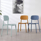 Open Back Armless Dining Chairs Plastic Stackable Dining Side Chair (Set of 4) Clearhalo ' kitchen&dining_furn' 'Dining Chairs' 'Dining Tables & Seating' 'dining_chair' 'furn' 'furn_dining_chair' 'Furniture' 'furniture_dining_chair' 'Kitchen & Dining Furniture' 'kitchen' 3956843
