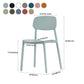Open Back Armless Dining Chairs Plastic Stackable Dining Side Chair (Set of 4) Clearhalo ' kitchen&dining_furn' 'Dining Chairs' 'Dining Tables & Seating' 'dining_chair' 'furn' 'furn_dining_chair' 'Furniture' 'furniture_dining_chair' 'Kitchen & Dining Furniture' 'kitchen' 3956864