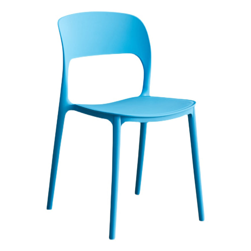 Contemporary Plastic Dining Room Chairs Armless Open Back Dining Side Chair for Room Use Clearhalo ' kitchen&dining_furn' 'Dining Chairs' 'Dining Tables & Seating' 'dining_chair' 'furn' 'furn_dining_chair' 'Furniture' 'furniture_dining_chair' 'Kitchen & Dining Furniture' 'kitchen' 3956911