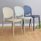 Modern Plastic Dining Room Chairs Open Back Dining Side Armless Chair for Restaurant Clearhalo ' kitchen&dining_furn' 'Dining Chairs' 'Dining Tables & Seating' 'dining_chair' 'furn' 'furn_dining_chair' 'Furniture' 'furniture_dining_chair' 'Kitchen & Dining Furniture' 'kitchen' 3956939