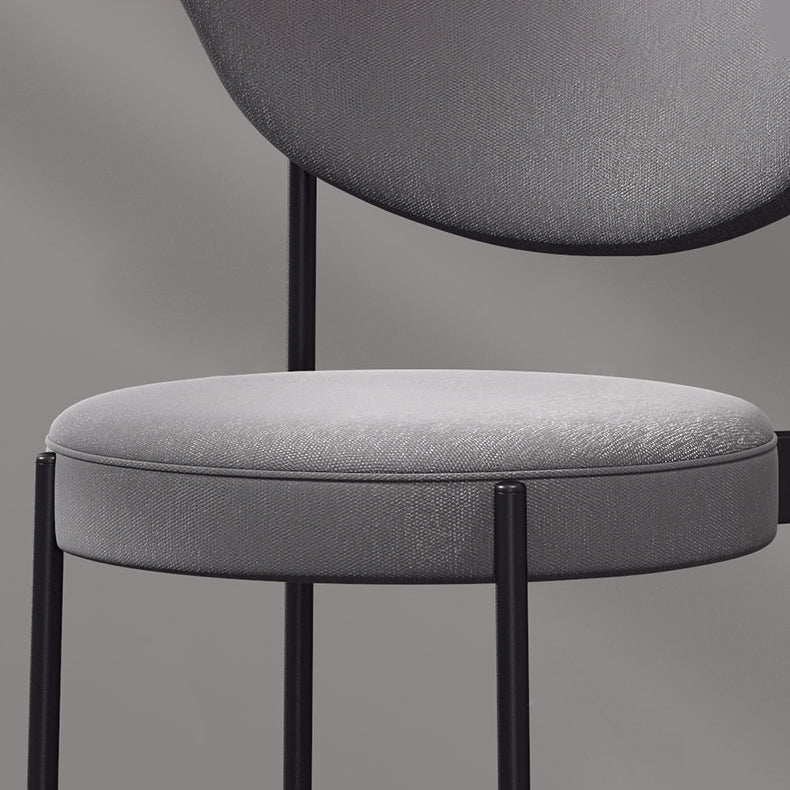 Glam Style Metal Dining Room Chairs Armless Open Back Dining Side Chair for Restaurant Clearhalo ' kitchen&dining_furn' 'Dining Chairs' 'Dining Tables & Seating' 'dining_chair' 'furn' 'furn_dining_chair' 'Furniture' 'furniture_dining_chair' 'Kitchen & Dining Furniture' 'kitchen' 3957061