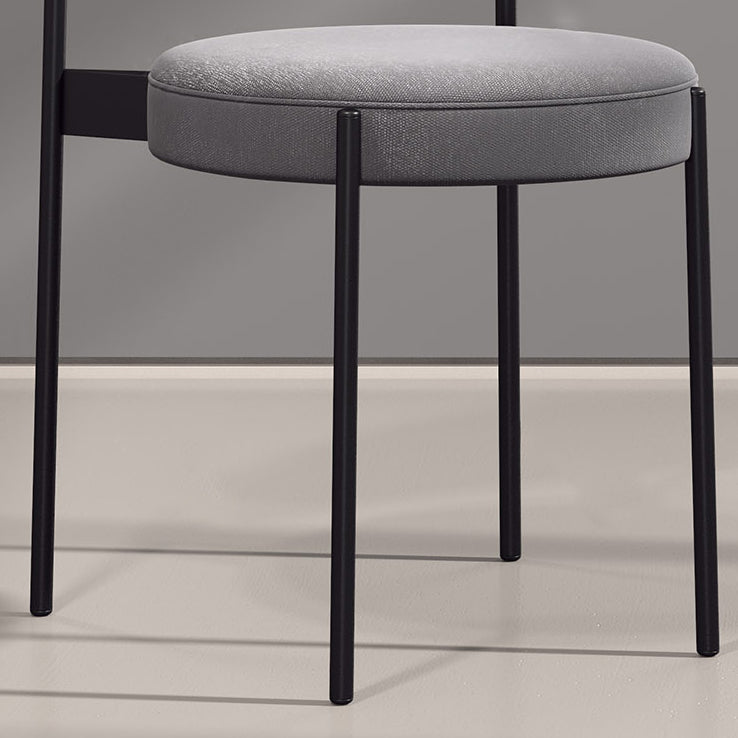 Glam Style Metal Dining Room Chairs Armless Open Back Dining Side Chair for Restaurant Clearhalo ' kitchen&dining_furn' 'Dining Chairs' 'Dining Tables & Seating' 'dining_chair' 'furn' 'furn_dining_chair' 'Furniture' 'furniture_dining_chair' 'Kitchen & Dining Furniture' 'kitchen' 3957063