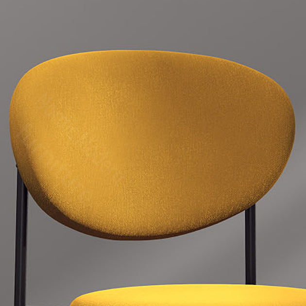 Glam Style Metal Dining Room Chairs Armless Open Back Dining Side Chair for Restaurant Clearhalo ' kitchen&dining_furn' 'Dining Chairs' 'Dining Tables & Seating' 'dining_chair' 'furn' 'furn_dining_chair' 'Furniture' 'furniture_dining_chair' 'Kitchen & Dining Furniture' 'kitchen' 3957065