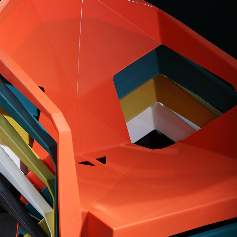 Modern Style Plastic Dining Chairs Stackable Dining Side Chairs for Kitchen Clearhalo ' kitchen&dining_furn' 'Dining Chairs' 'Dining Tables & Seating' 'dining_chair' 'furn' 'furn_dining_chair' 'Furniture' 'furniture_dining_chair' 'Kitchen & Dining Furniture' 'kitchen' 3957118