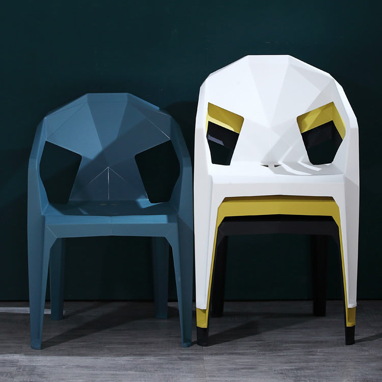 Modern Style Plastic Dining Chairs Stackable Dining Side Chairs for Kitchen Clearhalo ' kitchen&dining_furn' 'Dining Chairs' 'Dining Tables & Seating' 'dining_chair' 'furn' 'furn_dining_chair' 'Furniture' 'furniture_dining_chair' 'Kitchen & Dining Furniture' 'kitchen' 3957125