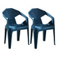 Modern Style Plastic Dining Chairs Stackable Dining Side Chairs for Kitchen Peacock Blue 2 Piece Set Clearhalo ' kitchen&dining_furn' 'Dining Chairs' 'Dining Tables & Seating' 'dining_chair' 'furn' 'furn_dining_chair' 'Furniture' 'furniture_dining_chair' 'Kitchen & Dining Furniture' 'kitchen' 3957131