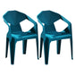 Modern Style Plastic Dining Chairs Stackable Dining Side Chairs for Kitchen Blackish Green 2 Piece Set Clearhalo ' kitchen&dining_furn' 'Dining Chairs' 'Dining Tables & Seating' 'dining_chair' 'furn' 'furn_dining_chair' 'Furniture' 'furniture_dining_chair' 'Kitchen & Dining Furniture' 'kitchen' 3957137
