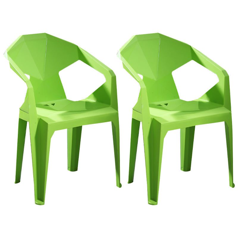 Modern Style Plastic Dining Chairs Stackable Dining Side Chairs for Kitchen Fruit Green 2 Piece Set Clearhalo ' kitchen&dining_furn' 'Dining Chairs' 'Dining Tables & Seating' 'dining_chair' 'furn' 'furn_dining_chair' 'Furniture' 'furniture_dining_chair' 'Kitchen & Dining Furniture' 'kitchen' 3957143
