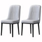Home Scandinavian Side Chair Metal Solid Back Upholstered Dining Room Chair Light Gray 2 Piece Set Black Clearhalo ' kitchen&dining_furn' 'Dining Chairs' 'Dining Tables & Seating' 'dining_chair' 'furn' 'furn_dining_chair' 'Furniture' 'furniture_dining_chair' 'Kitchen & Dining Furniture' 'kitchen' 3957179