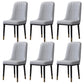 Home Scandinavian Side Chair Metal Solid Back Upholstered Dining Room Chair Light Gray 6 Piece Set Brass Gold Clearhalo ' kitchen&dining_furn' 'Dining Chairs' 'Dining Tables & Seating' 'dining_chair' 'furn' 'furn_dining_chair' 'Furniture' 'furniture_dining_chair' 'Kitchen & Dining Furniture' 'kitchen' 3957195