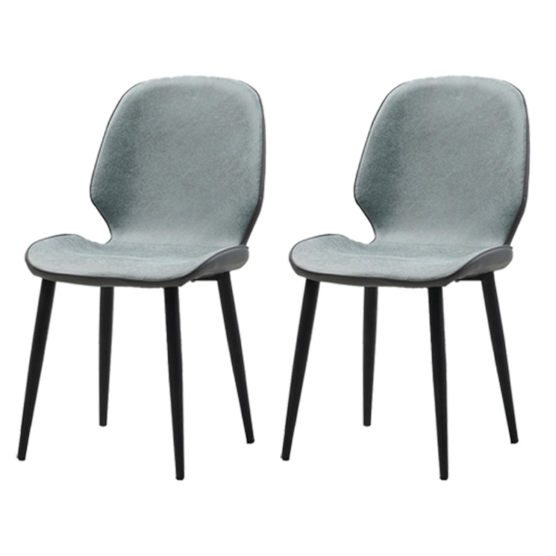 Restaurant Upholstered Beetle Shape Side Chair Wingback Matte Finish Dining Chair Light Green 2 Piece Set Clearhalo ' kitchen&dining_furn' 'Dining Chairs' 'Dining Tables & Seating' 'dining_chair' 'furn' 'furn_dining_chair' 'Furniture' 'furniture_dining_chair' 'Kitchen & Dining Furniture' 'kitchen' 3957310
