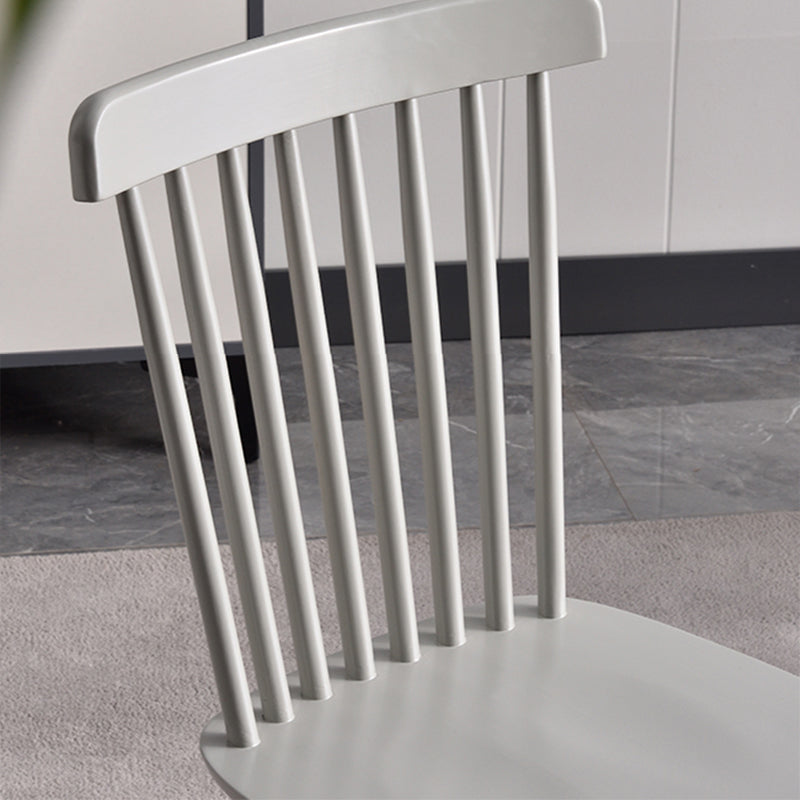 Contemporary Rubberwood Side Chair Wood Windsor Back Dining Chair (Set of 2) Clearhalo ' kitchen&dining_furn' 'Dining Chairs' 'Dining Tables & Seating' 'dining_chair' 'furn' 'furn_dining_chair' 'Furniture' 'furniture_dining_chair' 'Kitchen & Dining Furniture' 'kitchen' 3957322