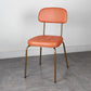 Industrial Style Upholstered Armless Dining Chairs Open Back Dining Side Chairs Orange 1 Piece Clearhalo ' kitchen&dining_furn' 'Dining Chairs' 'Dining Tables & Seating' 'dining_chair' 'furn' 'furn_dining_chair' 'Furniture' 'furniture_dining_chair' 'Kitchen & Dining Furniture' 'kitchen' 3957407