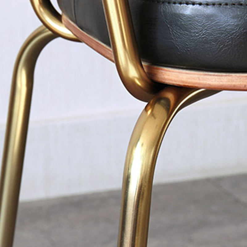 Industrial Style Upholstered Armless Dining Chairs Open Back Dining Side Chairs Clearhalo ' kitchen&dining_furn' 'Dining Chairs' 'Dining Tables & Seating' 'dining_chair' 'furn' 'furn_dining_chair' 'Furniture' 'furniture_dining_chair' 'Kitchen & Dining Furniture' 'kitchen' 3957408