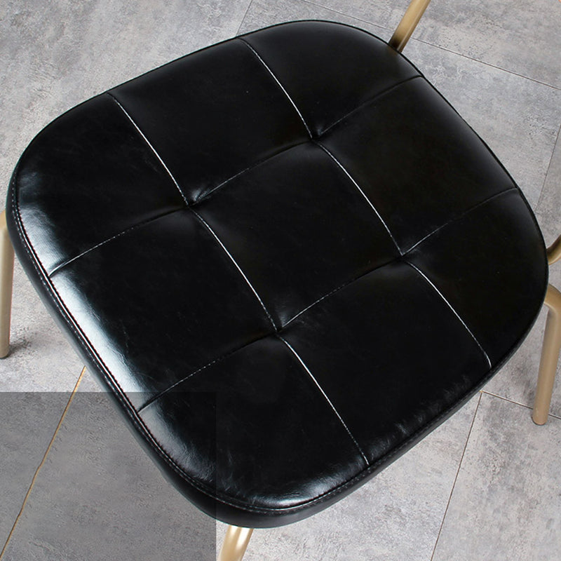 Industrial Style Upholstered Armless Dining Chairs Open Back Dining Side Chairs Clearhalo ' kitchen&dining_furn' 'Dining Chairs' 'Dining Tables & Seating' 'dining_chair' 'furn' 'furn_dining_chair' 'Furniture' 'furniture_dining_chair' 'Kitchen & Dining Furniture' 'kitchen' 3957409