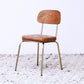 Industrial Style Upholstered Armless Dining Chairs Open Back Dining Side Chairs Light Brown 1 Piece Clearhalo ' kitchen&dining_furn' 'Dining Chairs' 'Dining Tables & Seating' 'dining_chair' 'furn' 'furn_dining_chair' 'Furniture' 'furniture_dining_chair' 'Kitchen & Dining Furniture' 'kitchen' 3957423
